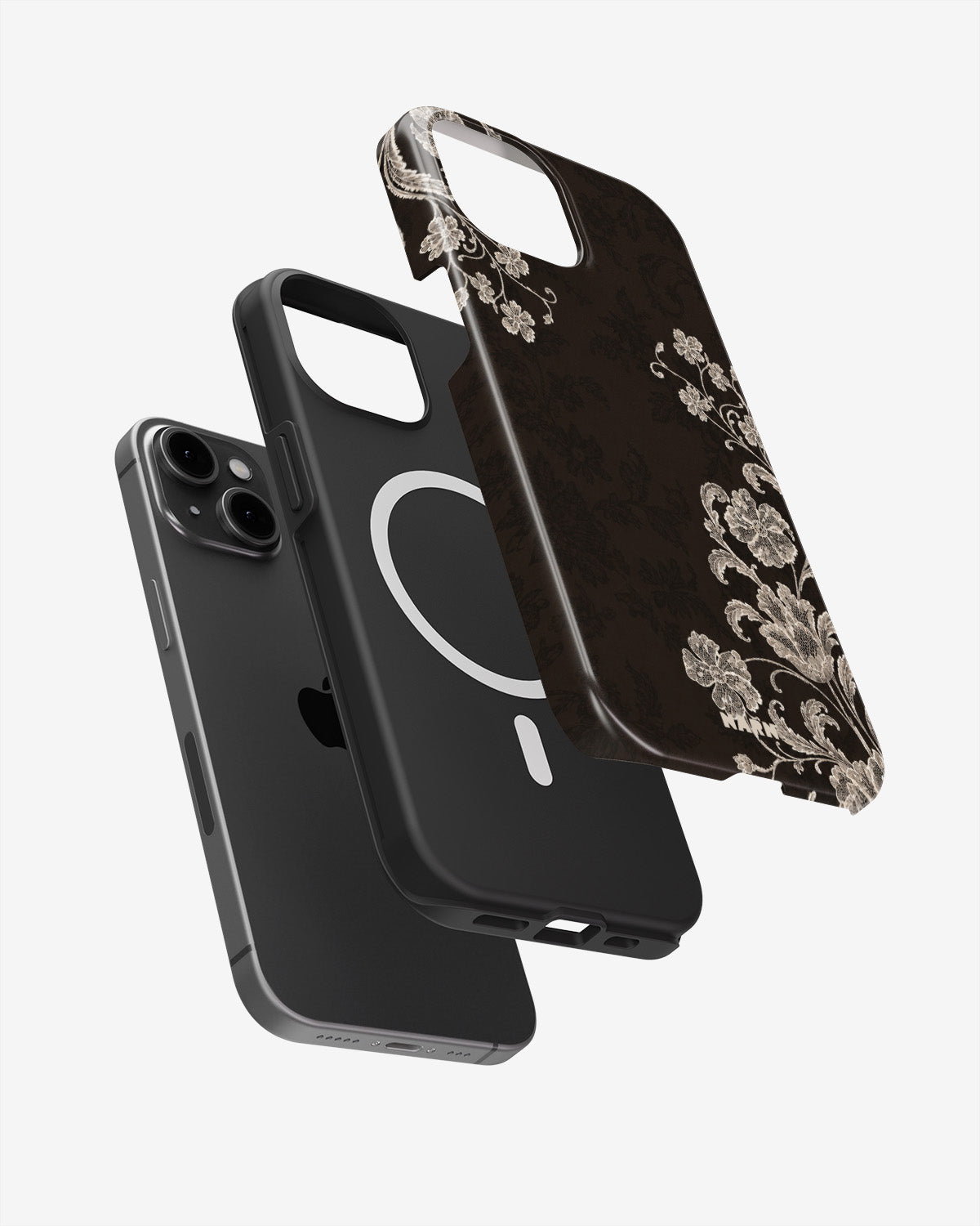 iPhone 14 Plus Tough Case – Ivory Bloom - View 2