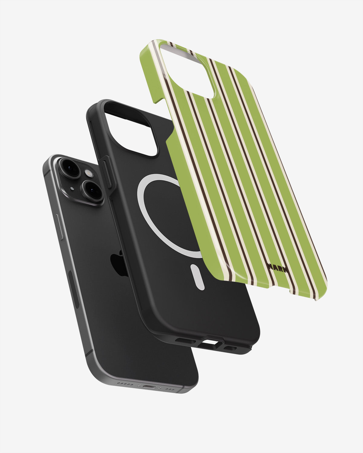 iPhone 14 Plus Tough Case – Matcha Lines - View 2