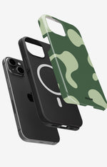 iPhone 14 Plus Tough Case – Green Blend - View 2
