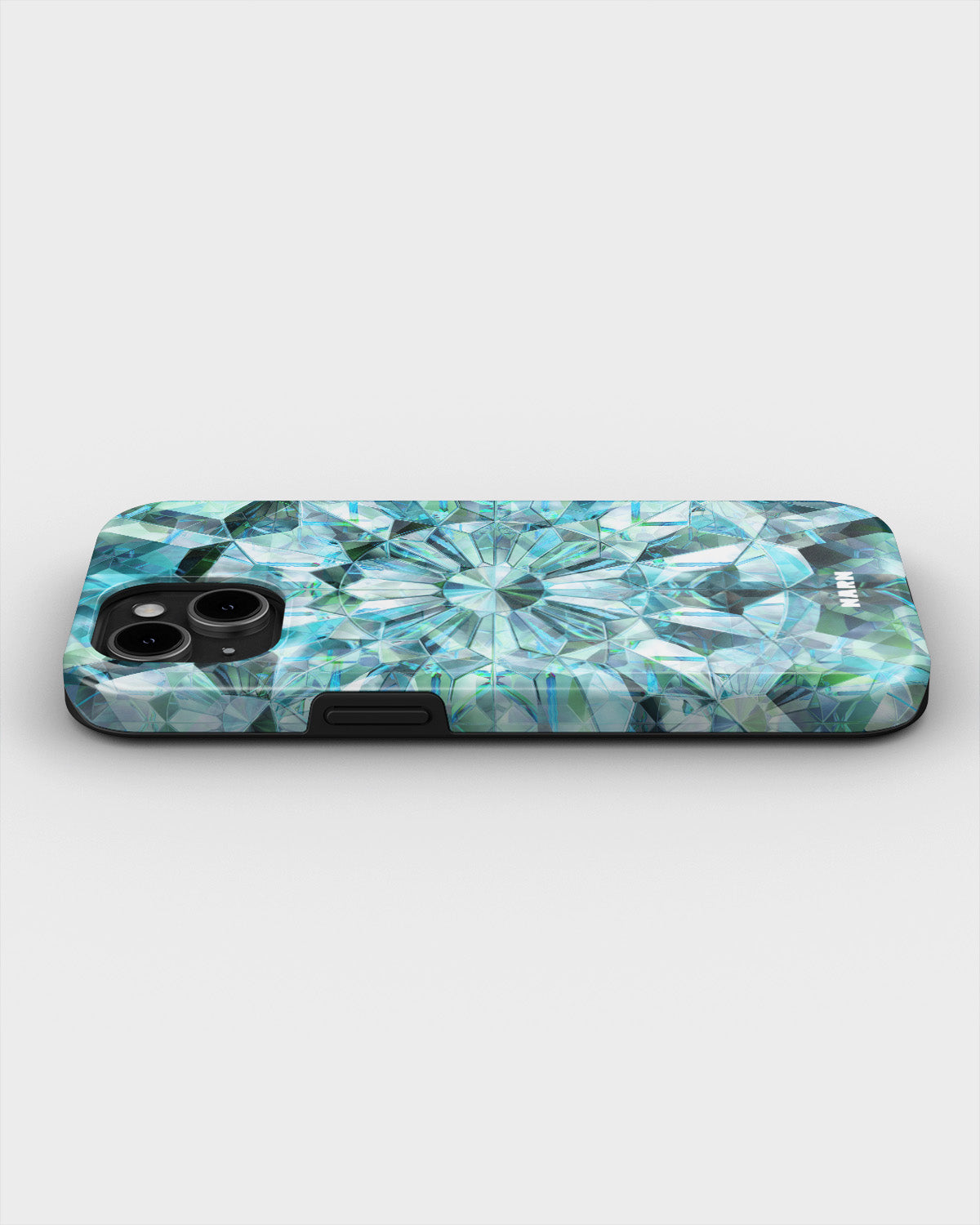 iPhone 14 Plus Tough Case – Green Crystals - View 3