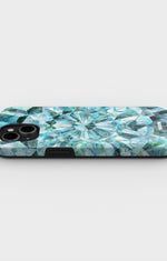 iPhone 14 Plus Tough Case – Green Crystals - View 3