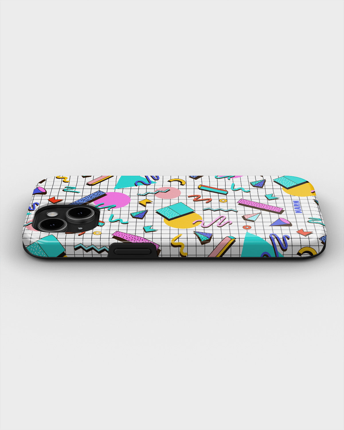iPhone 14 Plus Tough Case – 80s Memphis - View 3