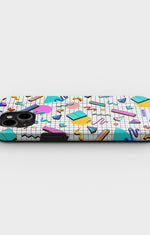 iPhone 14 Plus Tough Case – 80s Memphis - View 3