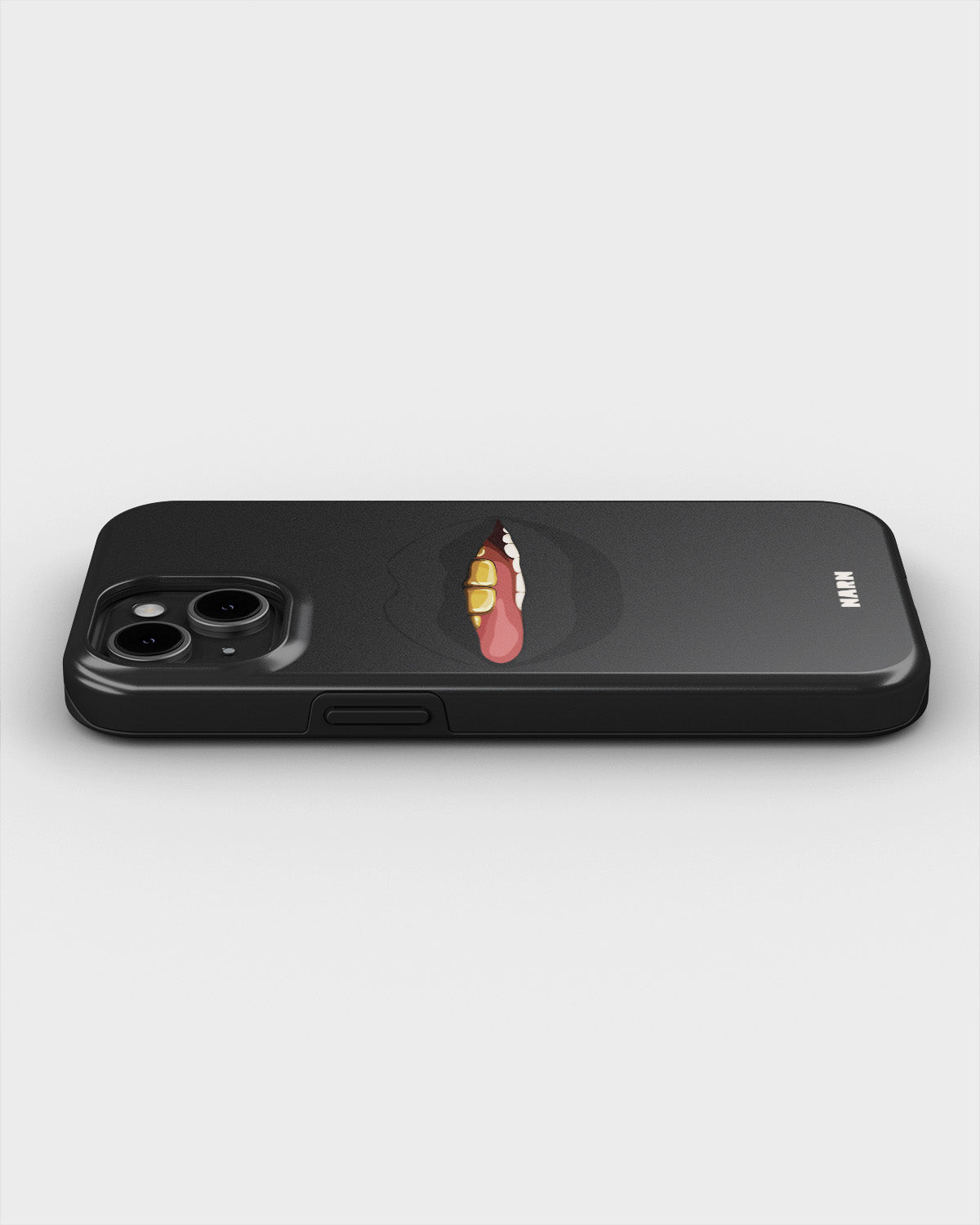 iPhone 14 Plus Tough Case – Golden Lips - View 3