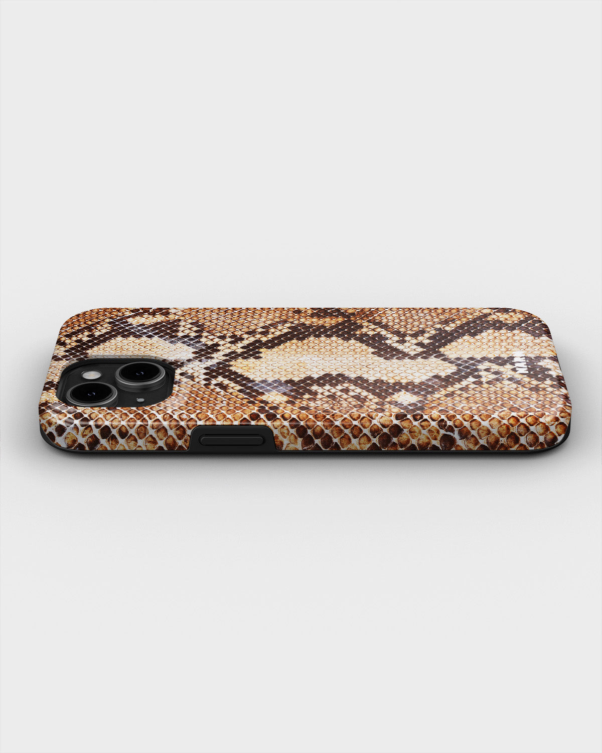 iPhone 14 Plus Tough Case – Brown Snakeskin - View 3
