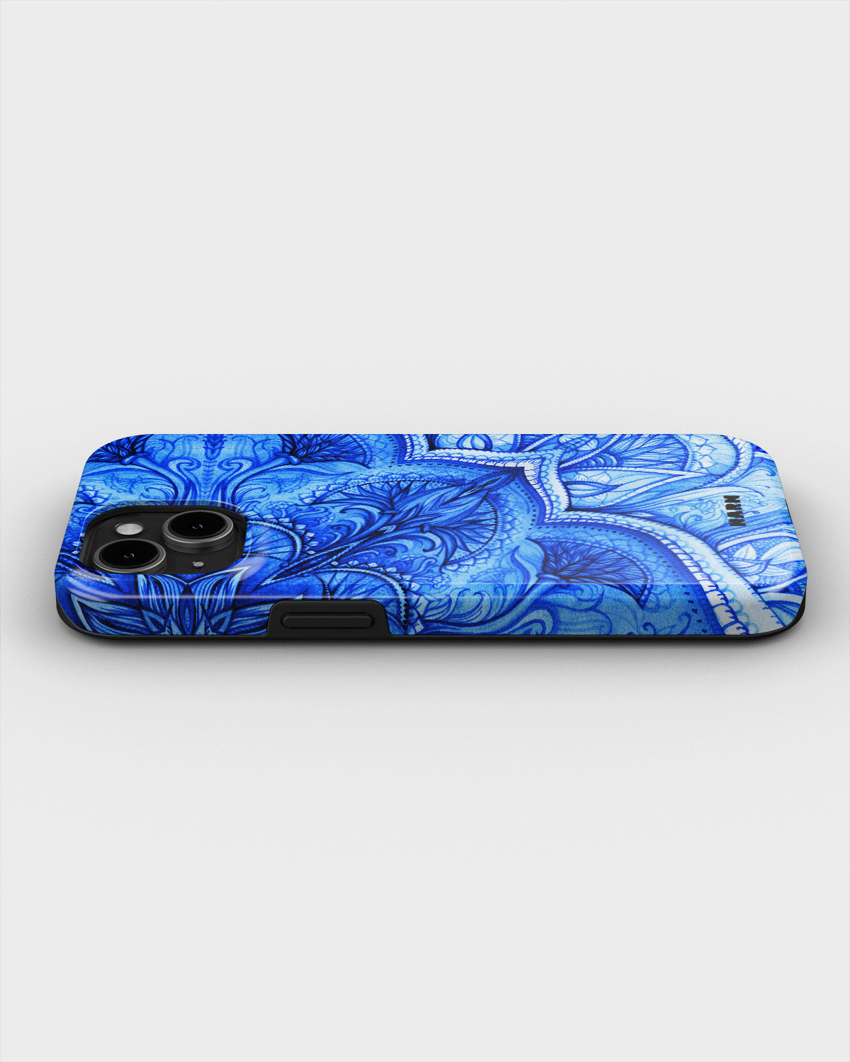 iPhone 14 Plus Tough Case – Blue Vintage - View 3
