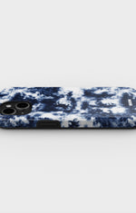 iPhone 14 Plus Tough Case – Tie Dye Blue - View 3