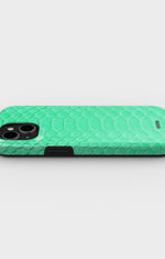 iPhone 14 Plus Tough Case – Turquoise Snake - View 3