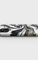 iPhone 14 Plus Tough Case – Golden Swirl - View 3