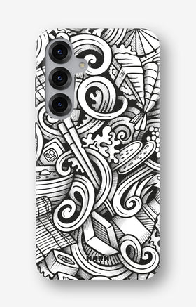 Samsung Galaxy S24 FE Tough Case – Japanese Pattern - View 1