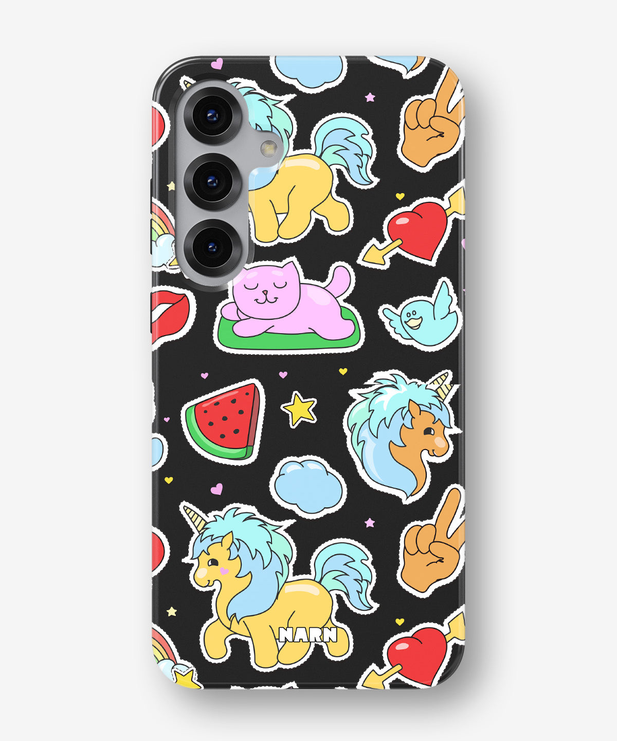 Samsung Galaxy S24 FE Tough Case – Cute Stickers - View 1