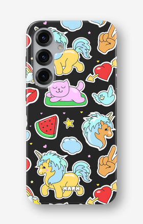 Samsung Galaxy S24 FE Tough Case – Cute Stickers - View 1
