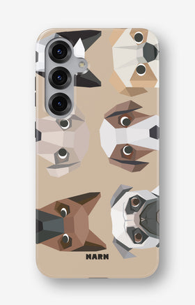 Samsung Galaxy S24 FE Tough Case – Cute Dogs - View 1