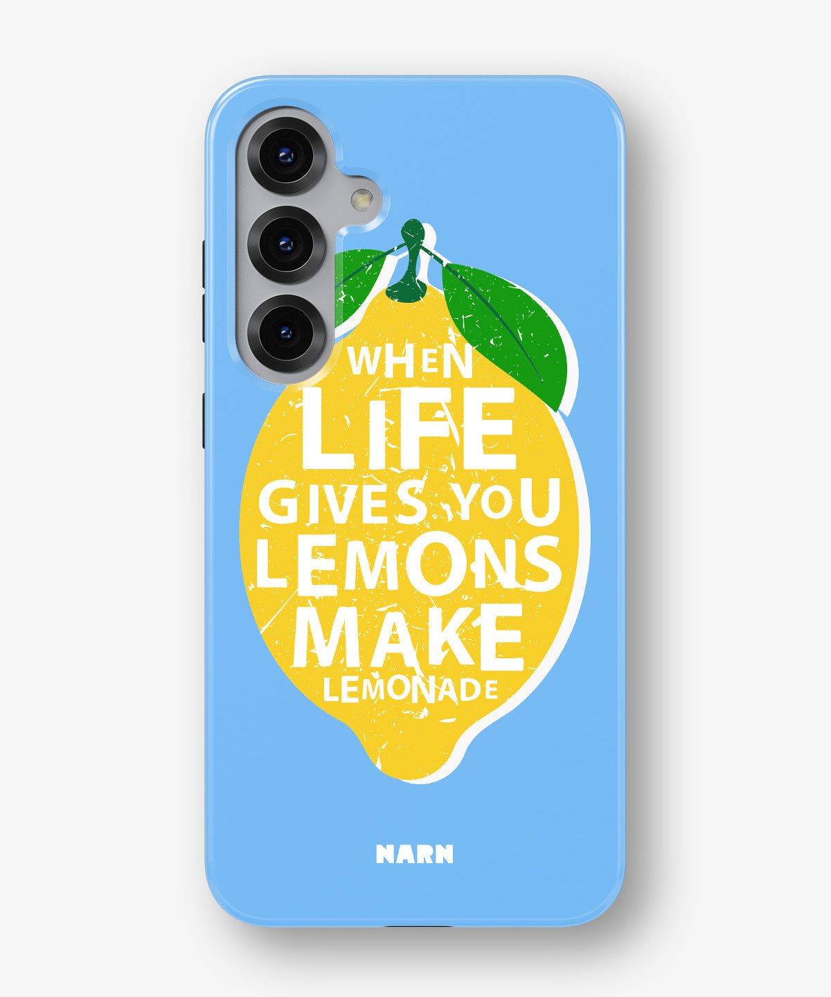 Samsung Galaxy S24 FE Tough Case – Lemon Quote - View 1