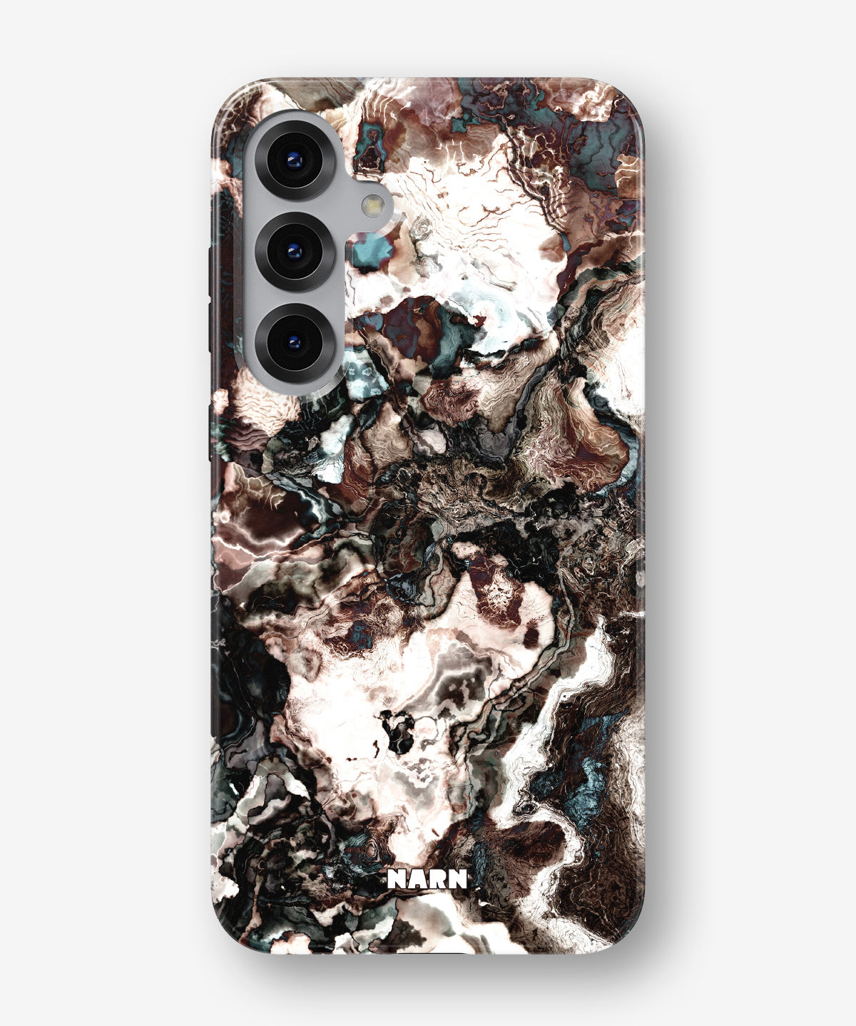 Samsung Galaxy S24 FE Tough Case – Marble Brown - View 1