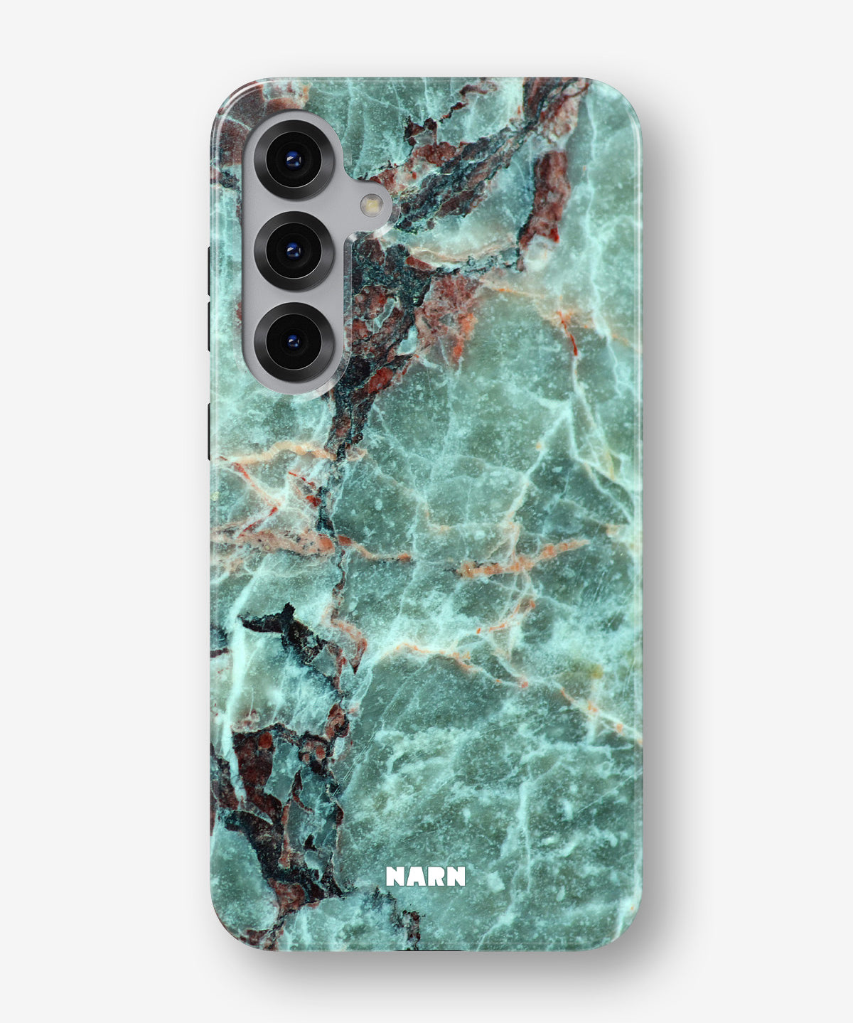 Samsung Galaxy S24 FE Tough Case – Green Marble - View 1