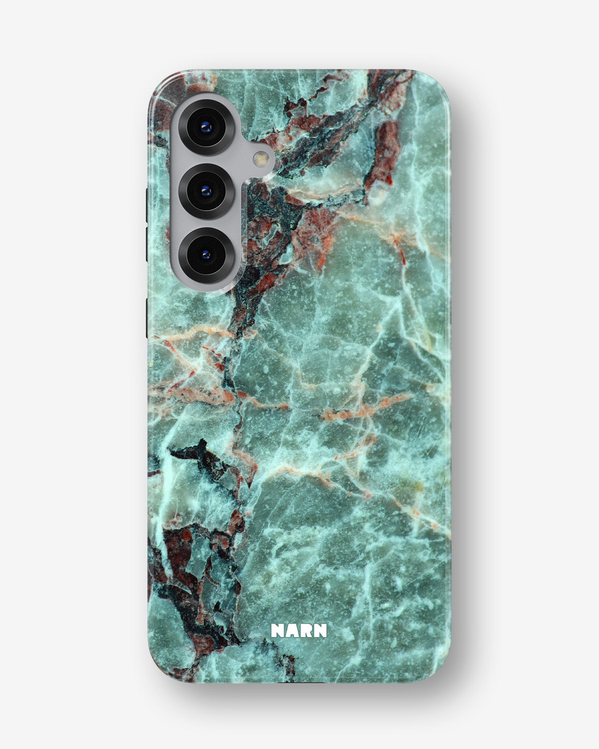 Samsung Galaxy S24 FE Tough Case – Green Marble - View 1