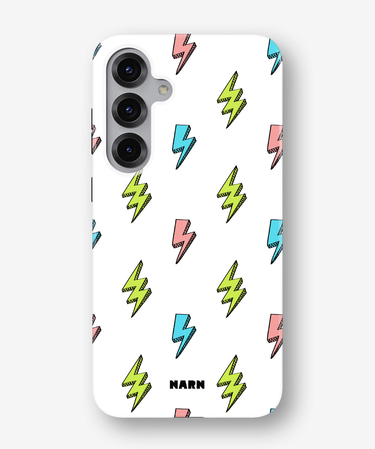 Samsung Galaxy S24 FE Tough Case – Lightning Bolts - View 1