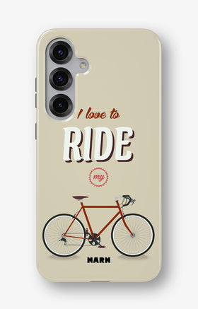 Samsung Galaxy S24 FE Tough Case – Ride My Bicycle - View 1