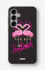 Samsung Galaxy S24 FE Tough Case – Beach Flamingo - View 1