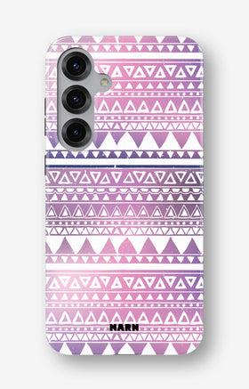 Samsung Galaxy S24 FE Tough Case – Purple Aztec - View 1