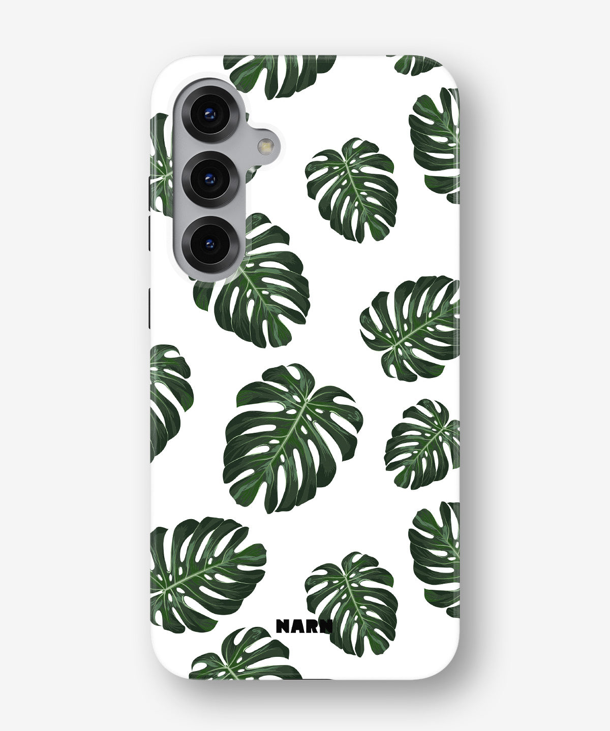 Samsung Galaxy S24 FE Tough Case – Monstera Pattern - View 1