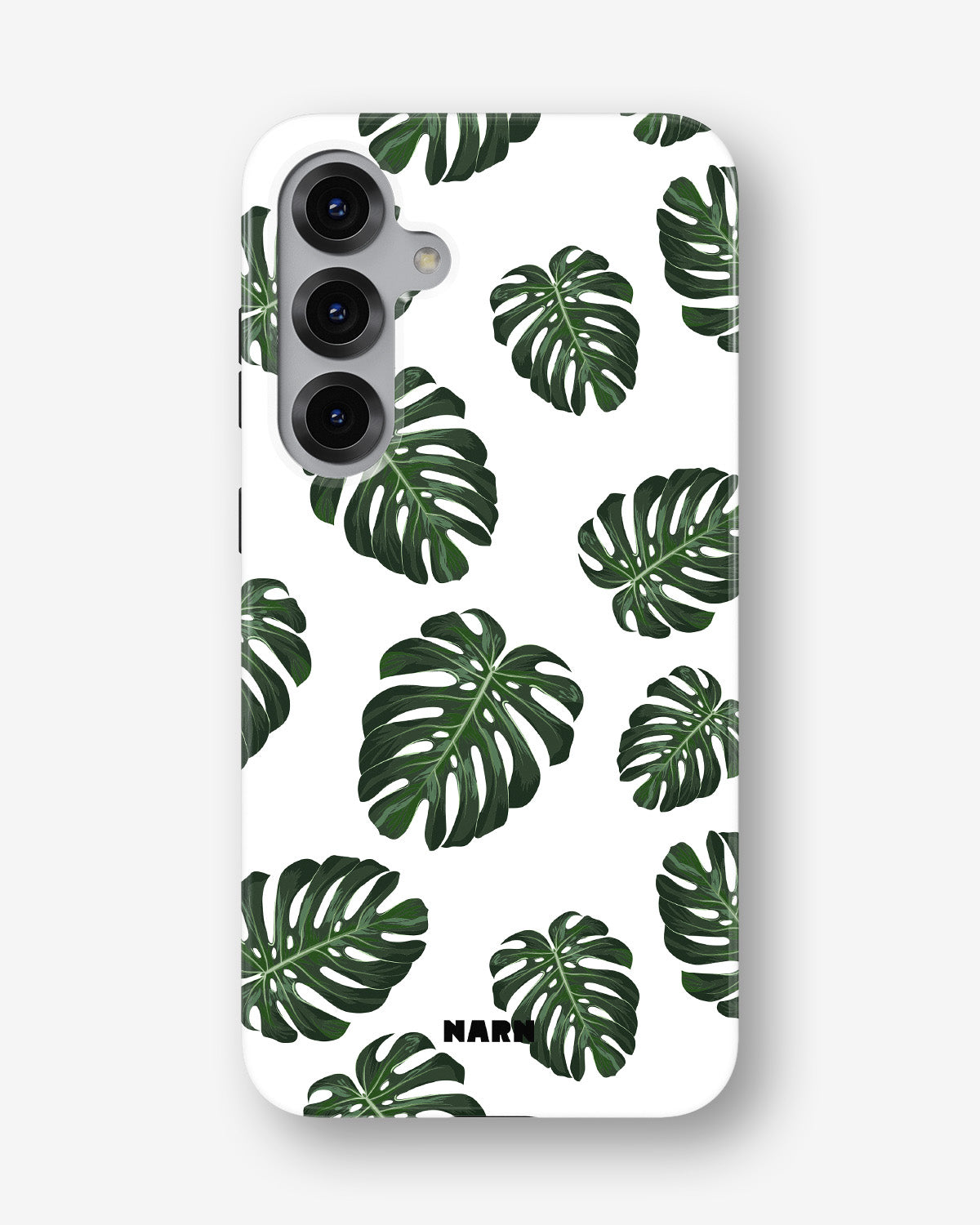 Samsung Galaxy S24 FE Tough Case – Monstera Pattern - View 1