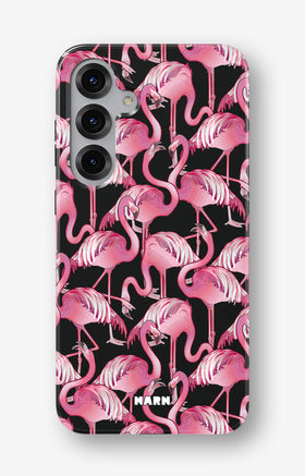 Samsung Galaxy S24 FE Tough Case – Flamingos - View 1