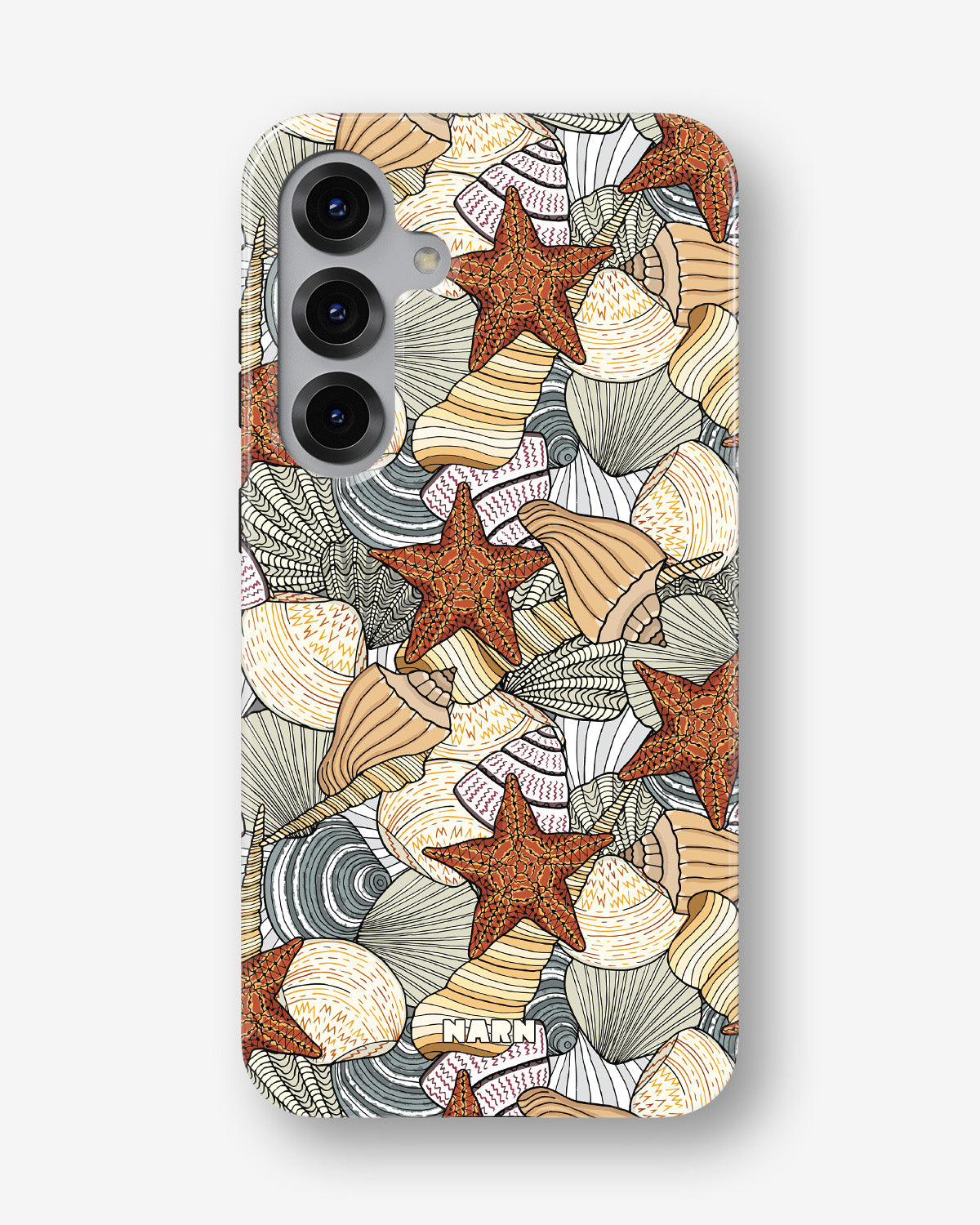 Samsung Galaxy S24 FE Tough Case – Sea Shells - View 1