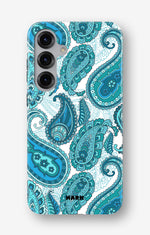 Samsung Galaxy S24 FE Tough Case – Turquoise Paisley - View 1