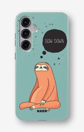 Samsung Galaxy S24 FE Tough Case – Slow Down Sloth - View 1