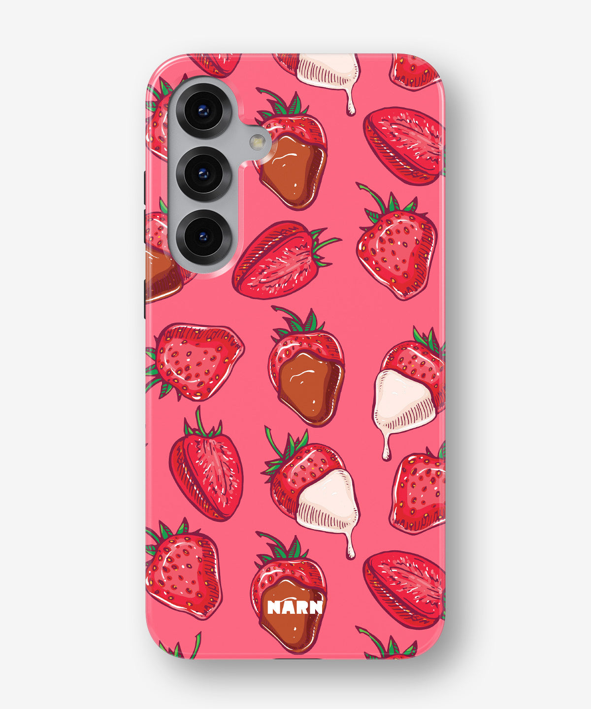Samsung Galaxy S24 FE Tough Case – Strawberry Chocolate - View 1