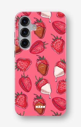 Samsung Galaxy S24 FE Tough Case – Strawberry Chocolate - View 1