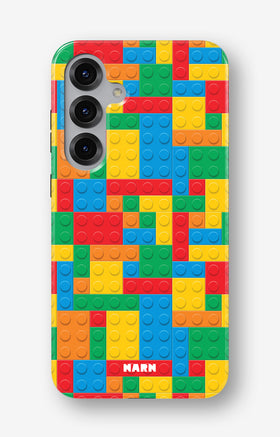 Samsung Galaxy S24 FE Tough Case – Building Bricks - View 1