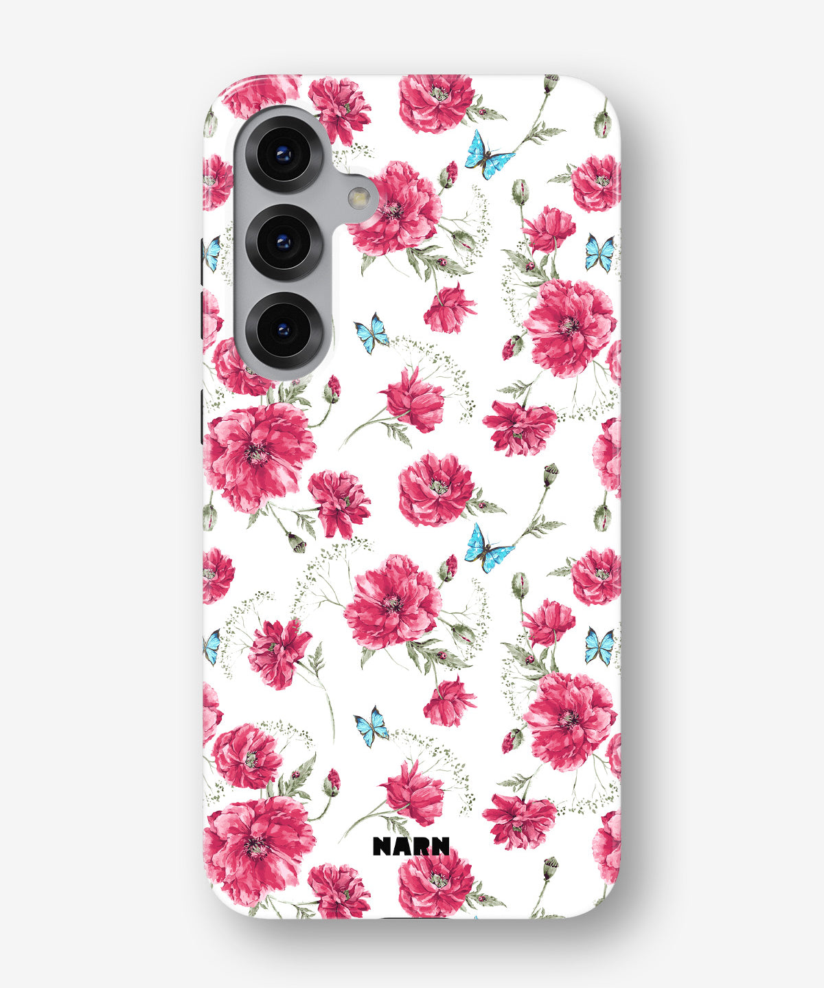 Samsung Galaxy S24 FE Tough Case – Poppies in Bloom - View 1