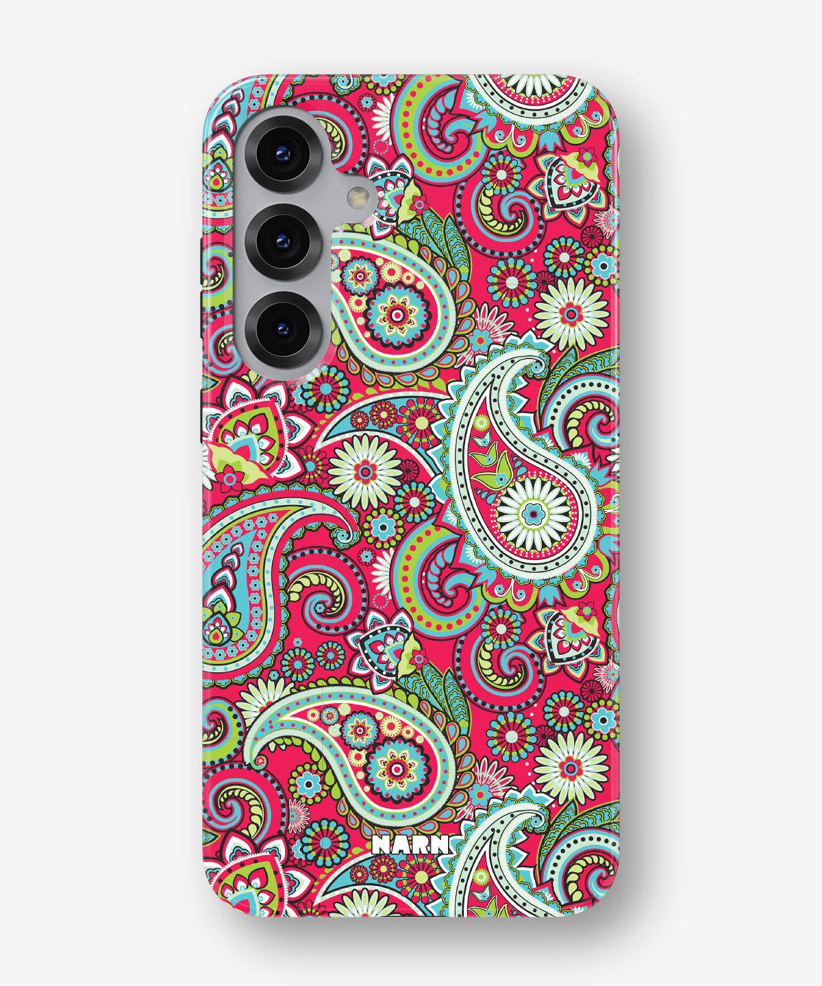 Samsung Galaxy S24 FE Tough Case – Paisley Paradise - View 1