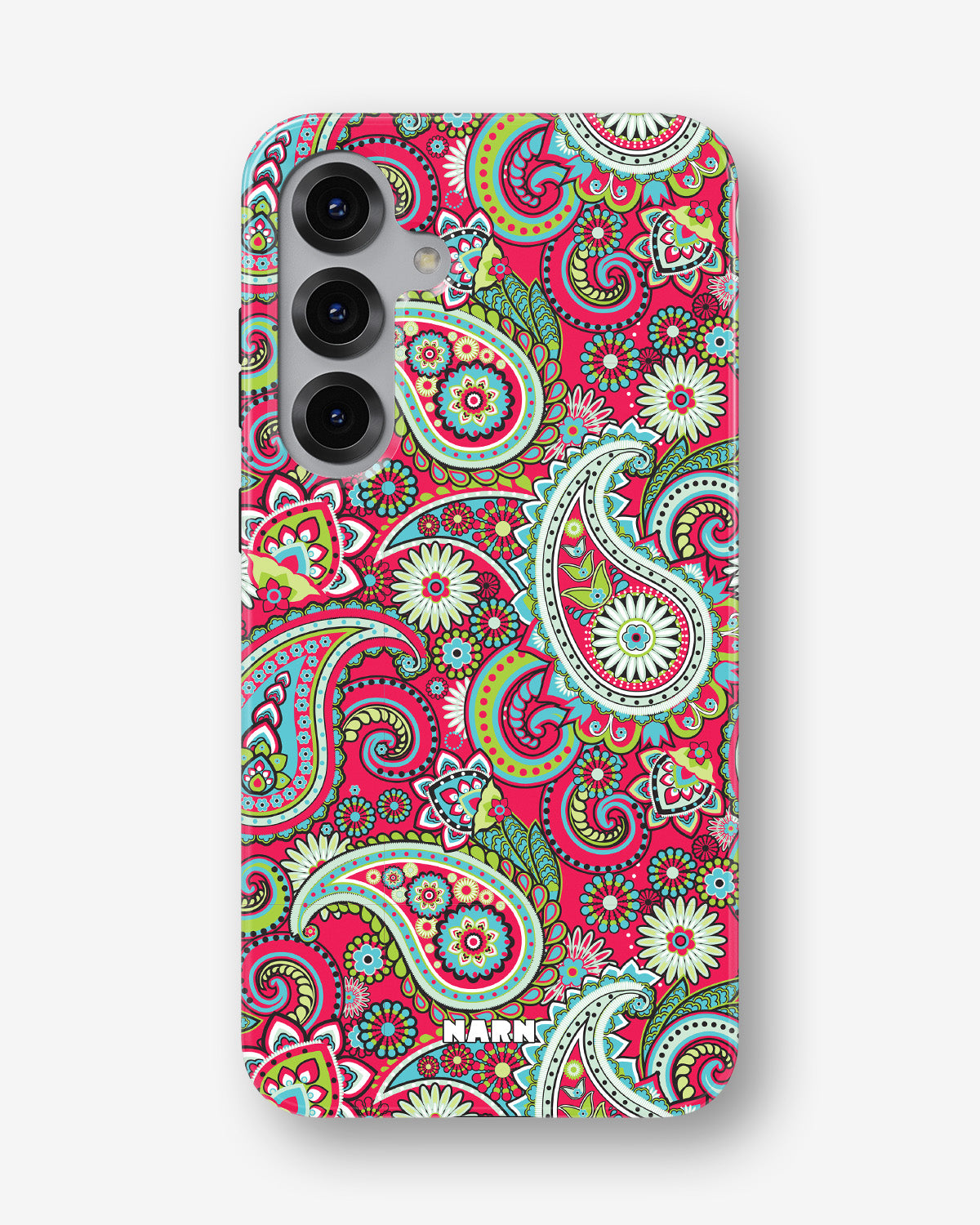 Samsung Galaxy S24 FE Tough Case – Paisley Paradise - View 1
