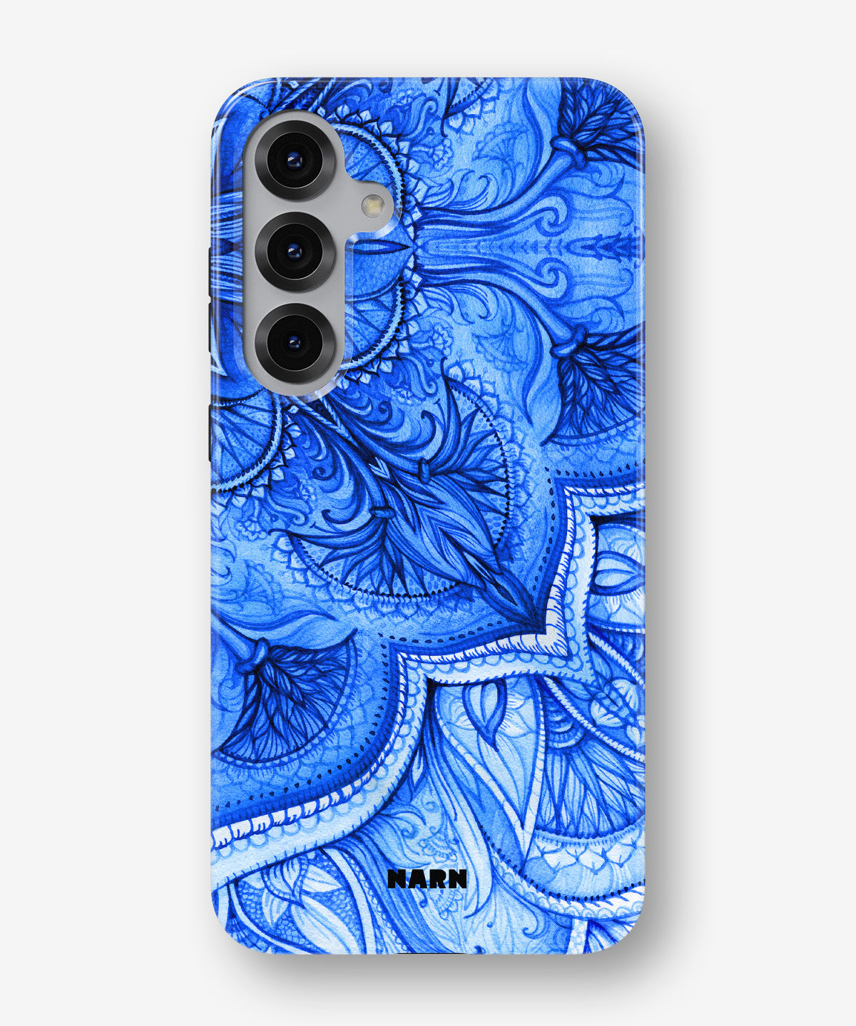Samsung Galaxy S24 FE Tough Case – Blue Vintage - View 1