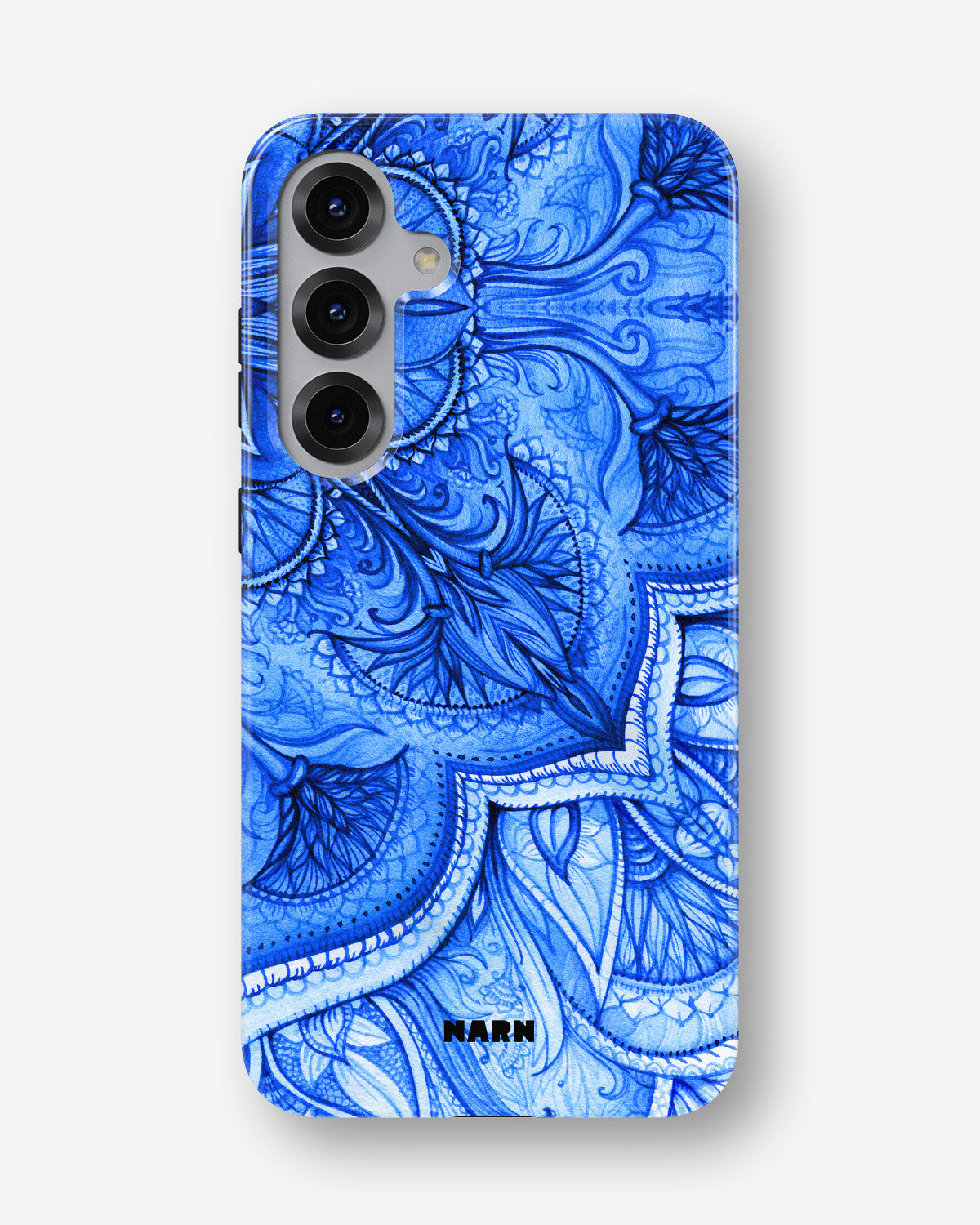 Samsung Galaxy S24 FE Tough Case – Blue Vintage - View 1