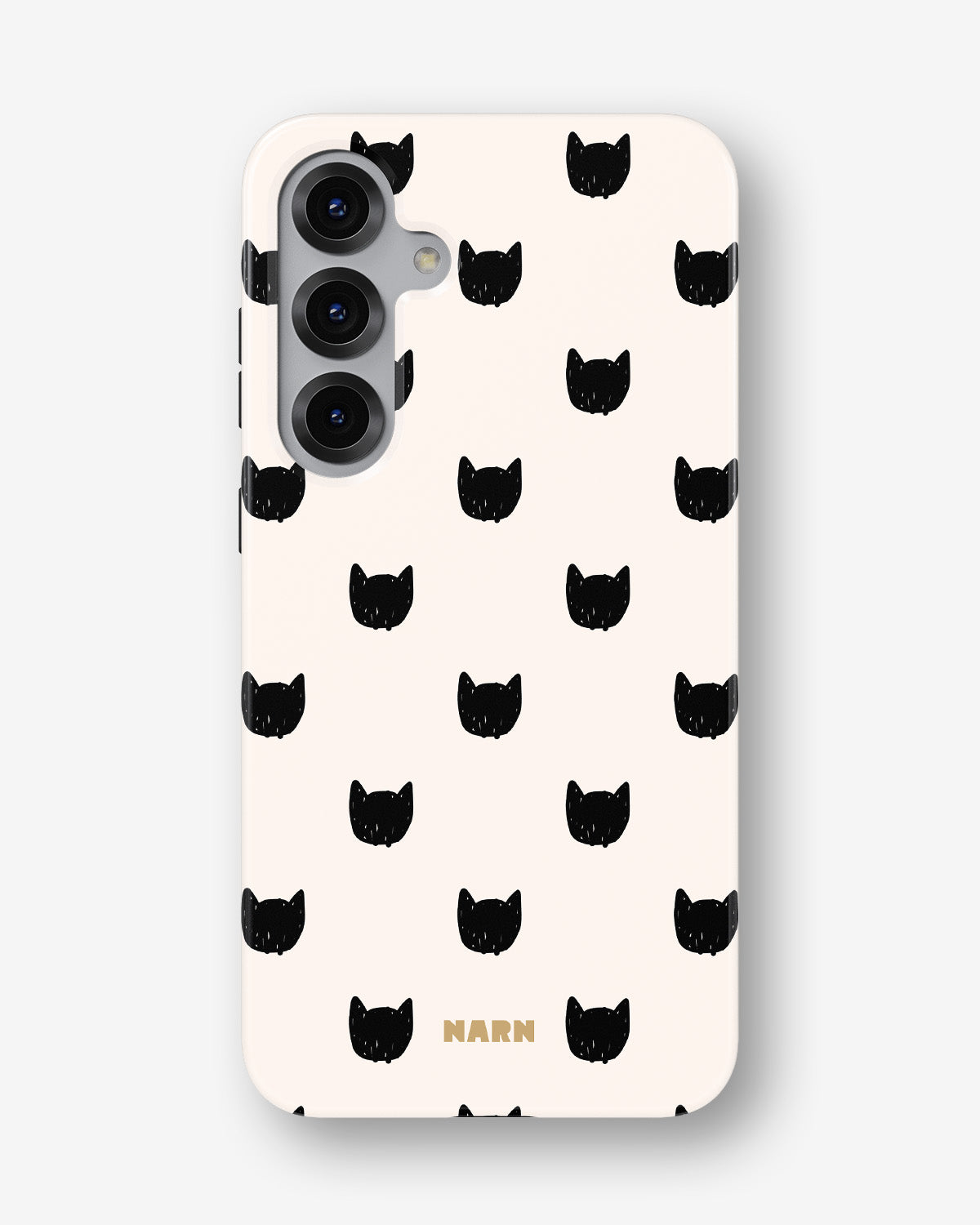 Samsung Galaxy S24 FE Tough Case – Kitty Dots - View 1