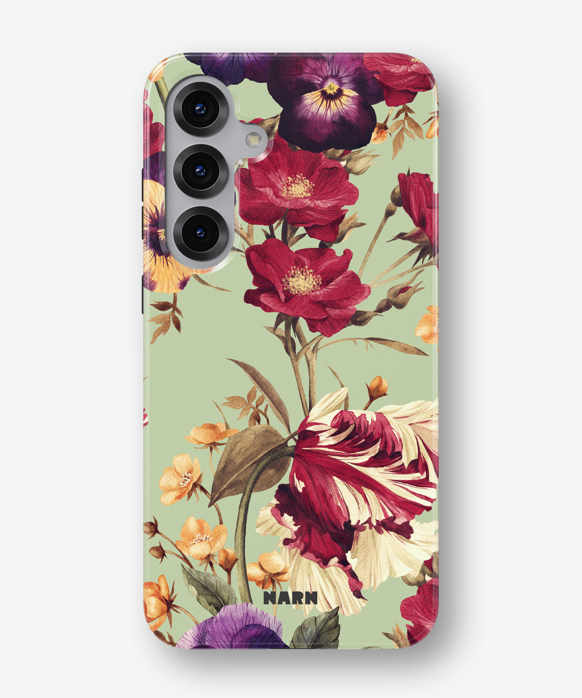 Samsung Galaxy S24 FE Tough Case – Pansy Pansy - View 1