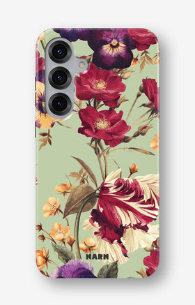 Samsung Galaxy S24 FE Tough Case – Pansy Pansy - View 1