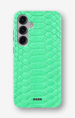 Samsung Galaxy S24 FE Tough Case – Turquoise Snake - View 1