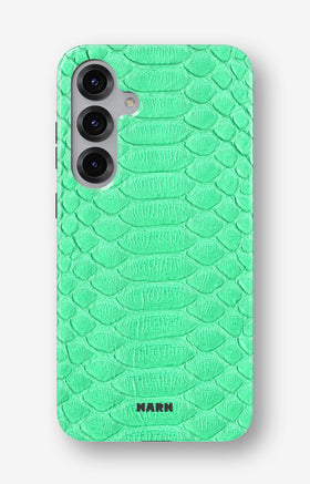 Samsung Galaxy S24 FE Tough Case – Turquoise Snake - View 1