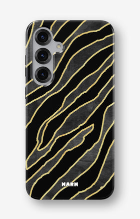 Samsung Galaxy S24 FE Tough Case – Golden Zebra - View 1