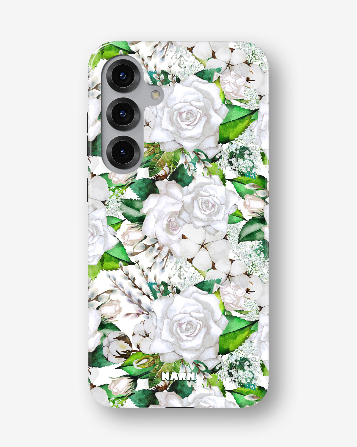 Samsung Galaxy S24 FE Tough Case – White Bloom - View 1