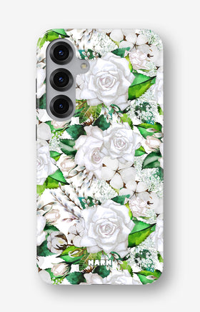 Samsung Galaxy S24 FE Tough Case – White Bloom - View 1
