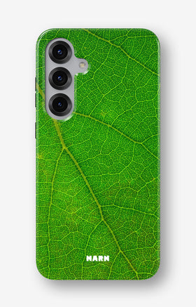 Samsung Galaxy S24 FE Tough Case – Green Leafy - View 1