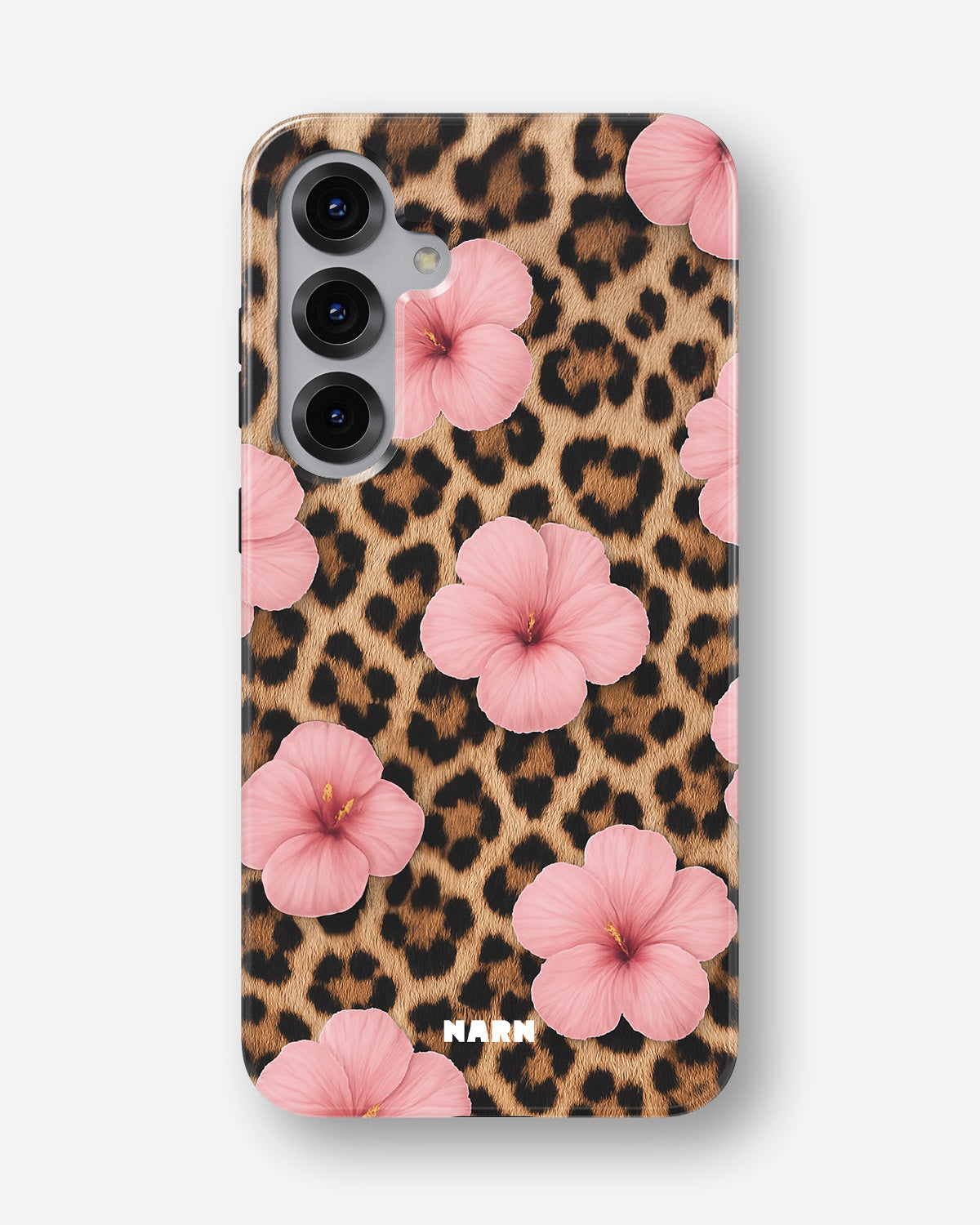 Samsung Galaxy S24 FE Tough Case – Leopard Flower - View 1