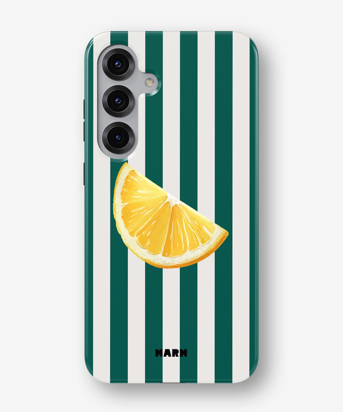 Samsung Galaxy S24 FE Tough Case – Lemon Stripes - View 1